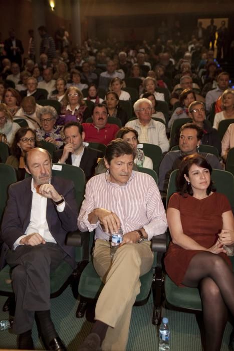 Acto del PSOE en Gijón con Alfredo Pérez Rubalcaba