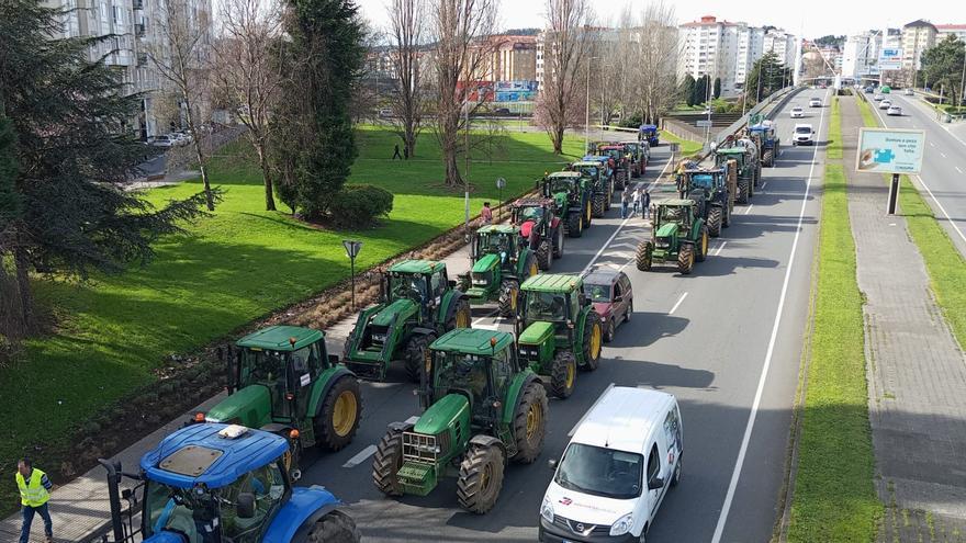 Los agricultores vuelven a movilizarse este martes en A Coruña