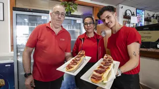 Tostadas como piraguas desde las cinco de la mañana en Mérida