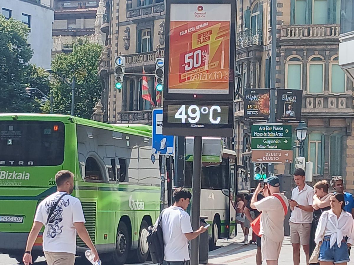 L’onada de calor deixa màximes de fins a 44 graus al País Basc