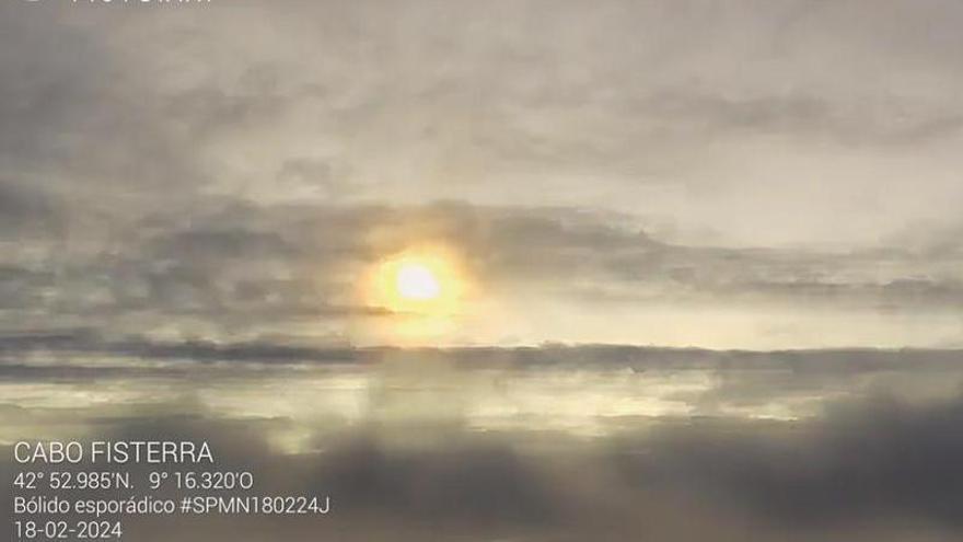 El espectacular vídeo del bólido que cruzó el cielo de Galicia