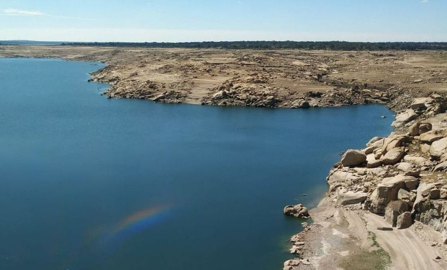 Vista del embalse de Almendra en una imagen tomada este jueves.