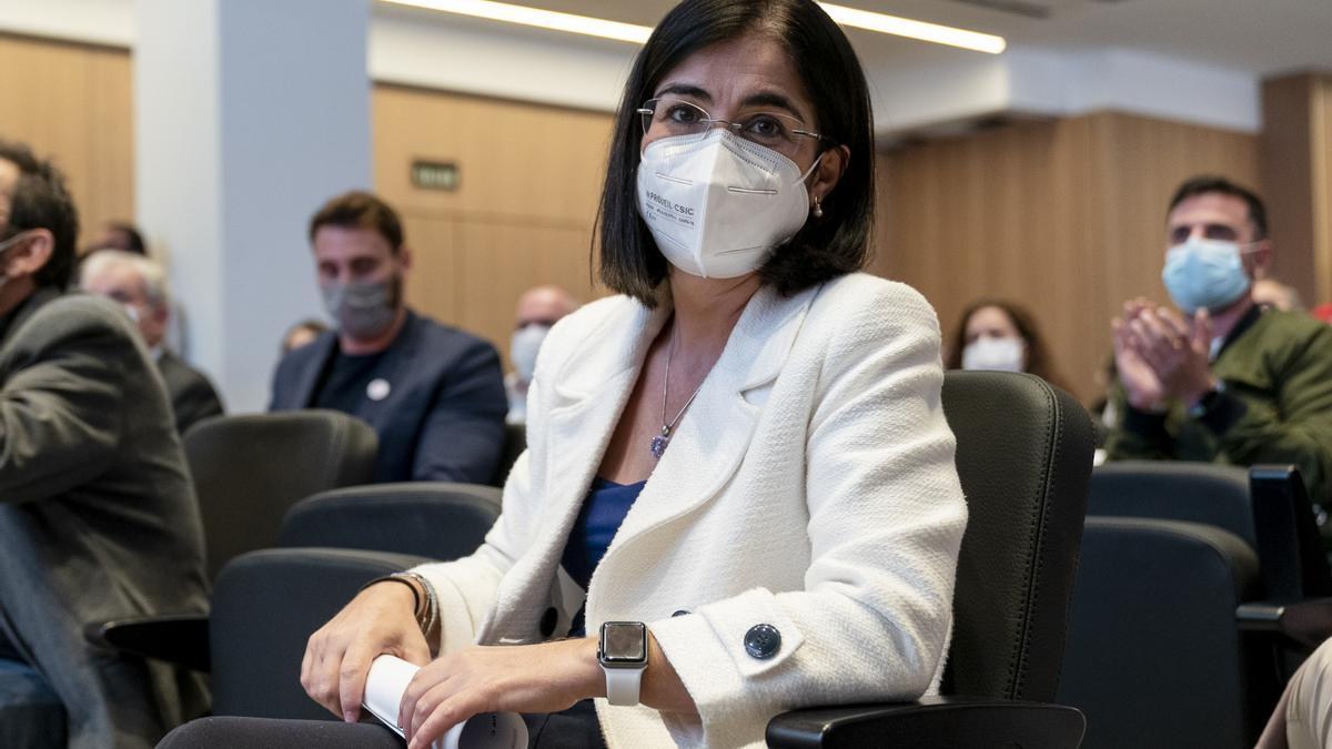 La ministra de Sanidad, Carolina Darias.