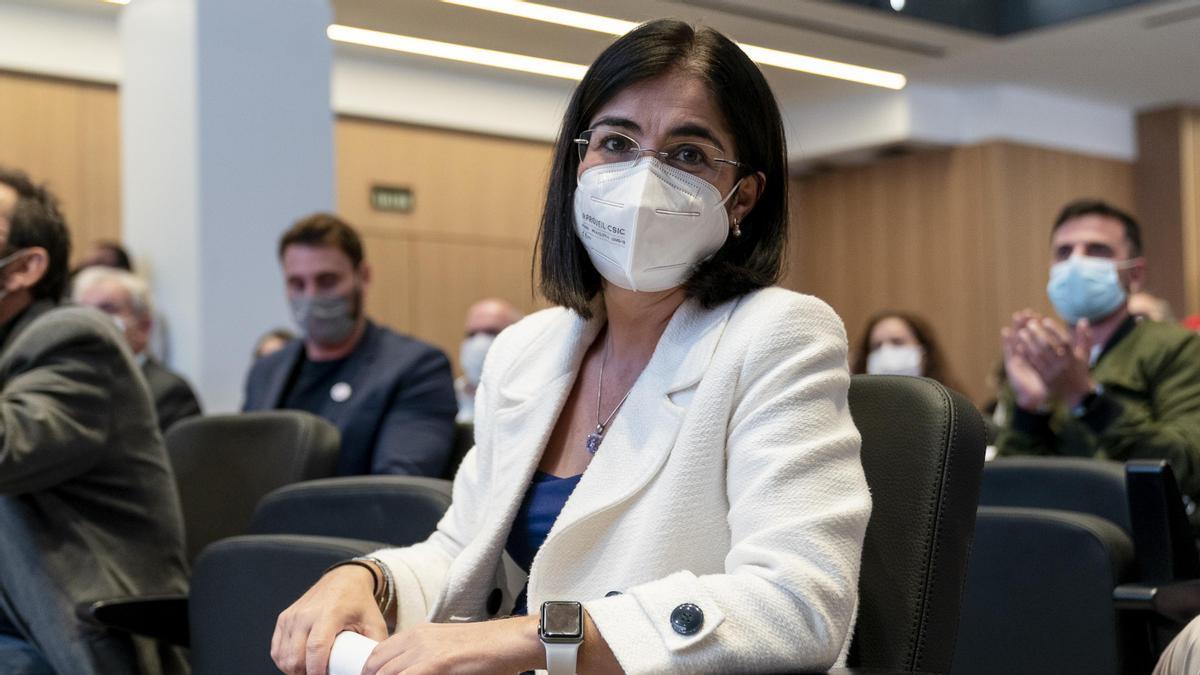 La ministra de Sanidad, Carolina Darias.