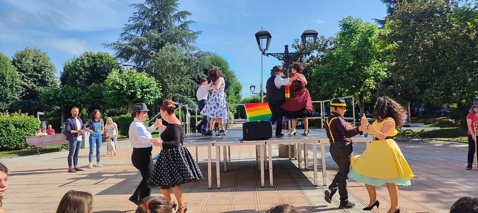 Orgullo por todo lo alto en Llanera: así fue la celebración llena de música y color del concejo