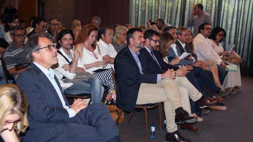 Artur Mas amb candidats i càrrecs del PDC.
