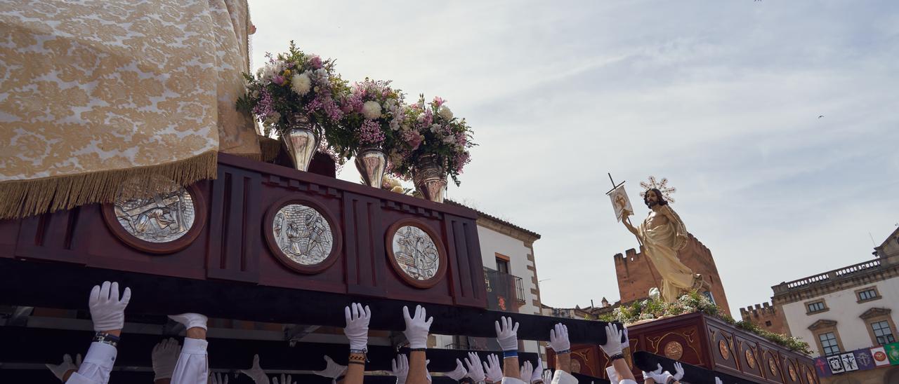 Imagen de archivo de 2022 que recoge el momento del Encuentro entre las dos tallas.