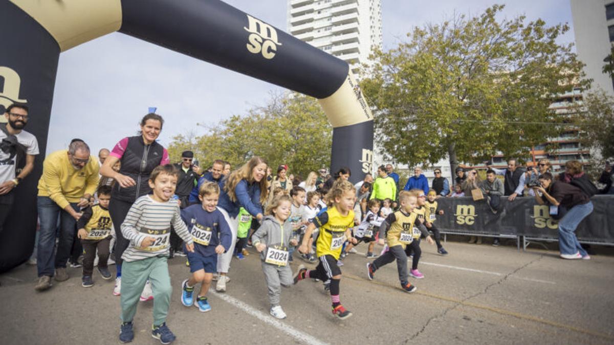 Imagen de archivo del Mini Maratón Valencia.