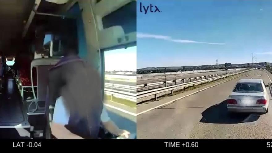 Un pique entre conductores acaba con un investigado por conducción temeraria en Zaragoza