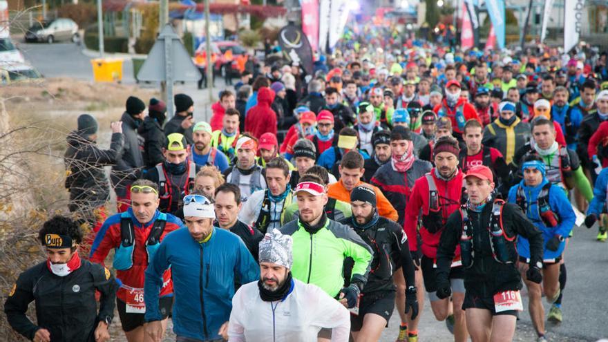 Salida de la Maratón Falco en Cehegín