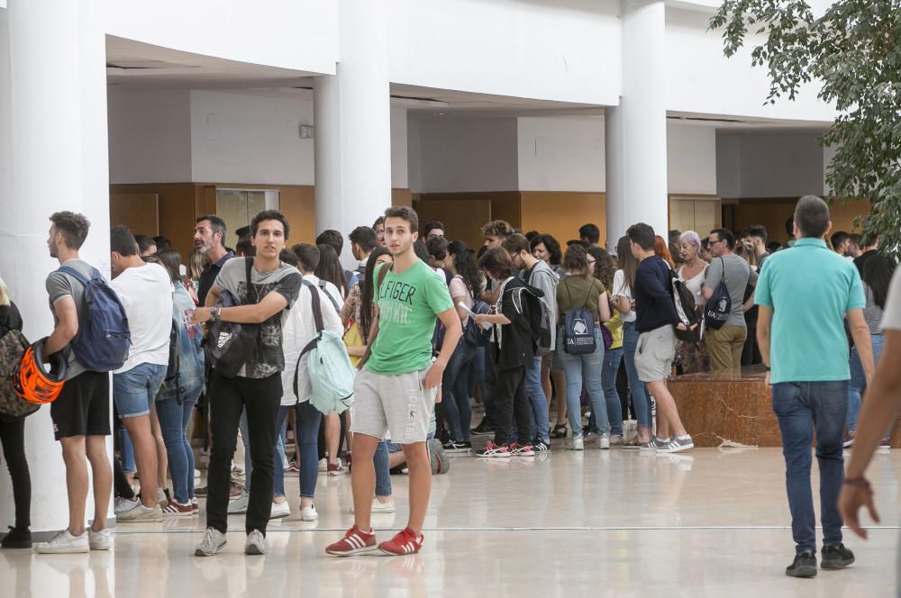 En la Universidad de Alicante se han examinado 3.494 estudiantes