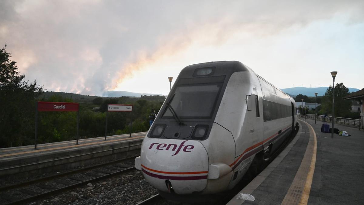 La policía judicial investiga el incidente del tren en el incendio de Bejís.