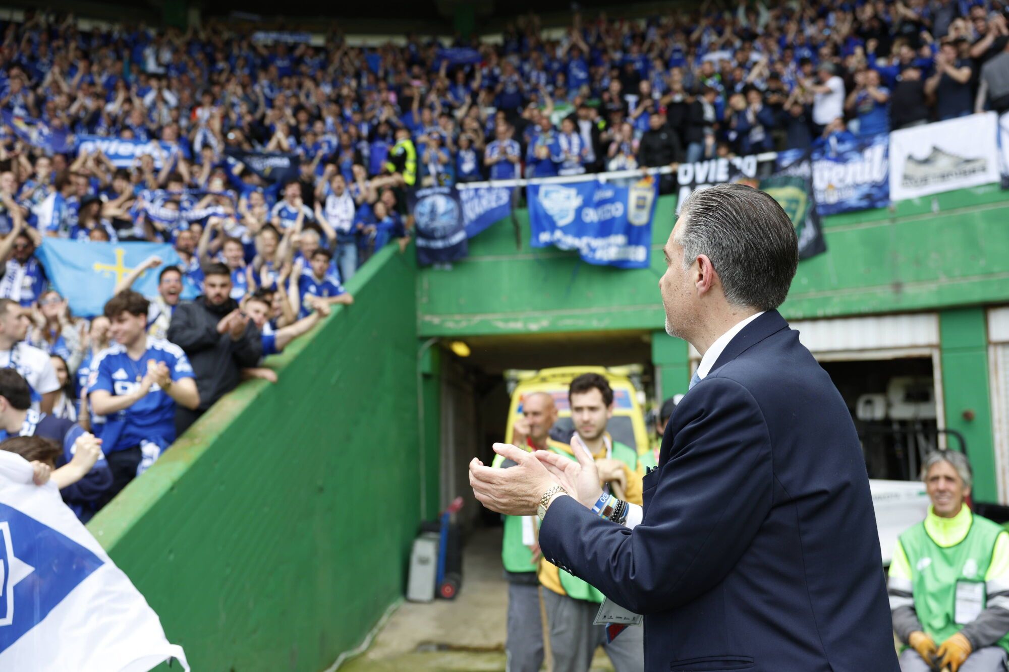 Así fue el partido entre el Real Oviedo y el Racing de Santander