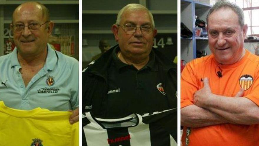 Los tres &#039;ángeles&#039; de los vestuarios del fútbol de la Comunitat Valenciana