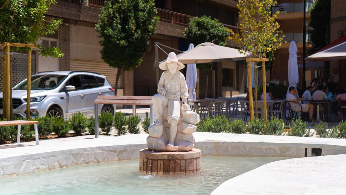 La nueva fuente del Peixcauret de Ontinyent.