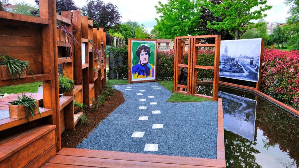Jardín ganador del primer premio del FIX de Allariz.  