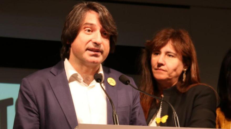 Francesc de Dalmases i Laura Borràs, el 2019 | ARXIU/ACN