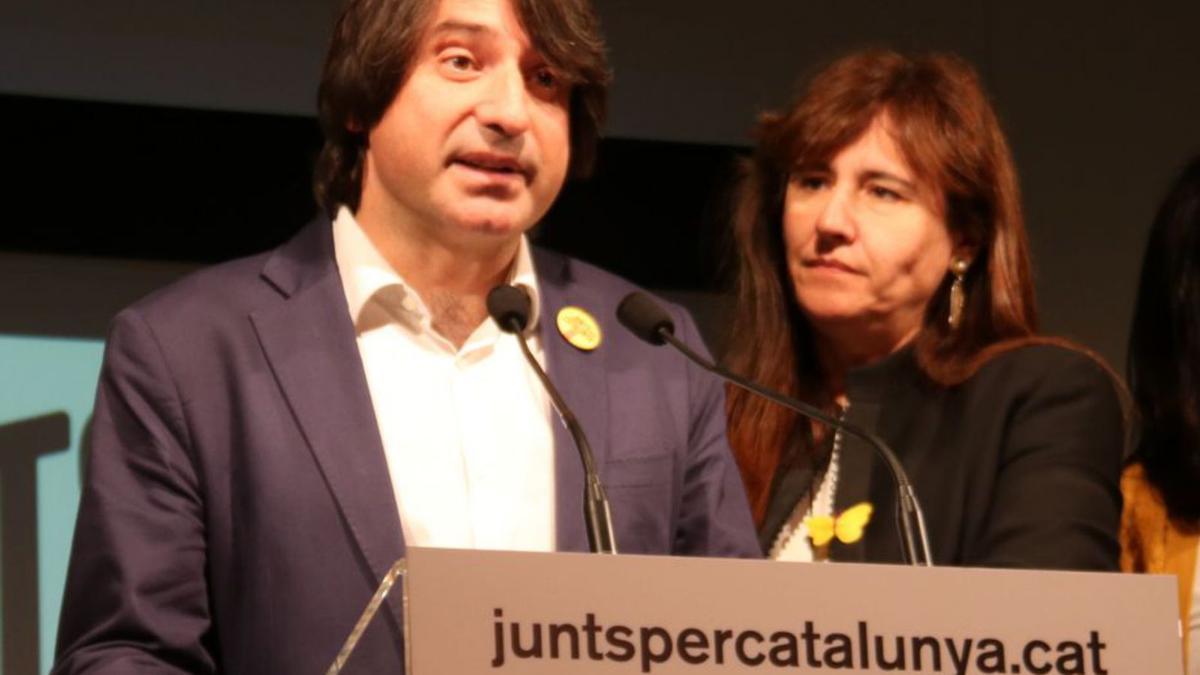 Francesc de Dalmases i Laura Borràs, el 2019 | ARXIU/ACN