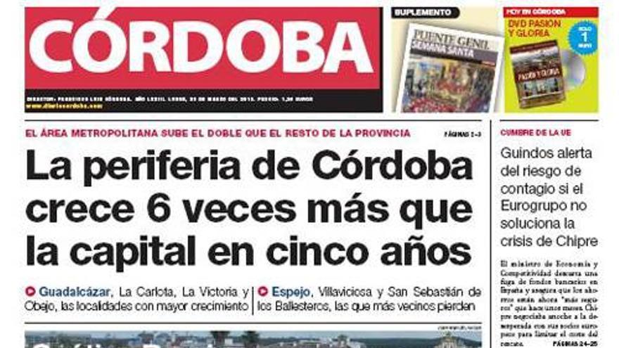 La portada de CÓRDOBA - Diario Córdoba