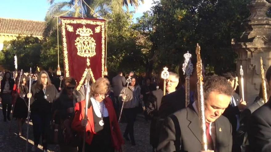 Rocío de la Fe, imágenes en el Patio de los Naranjos