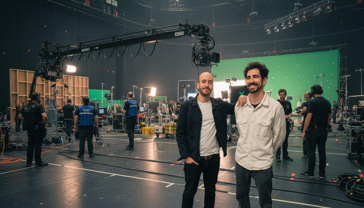 Carlos Batlló y Jona Jaraba, cofundadores y directores creativos de la productora audiovisual Karabot.