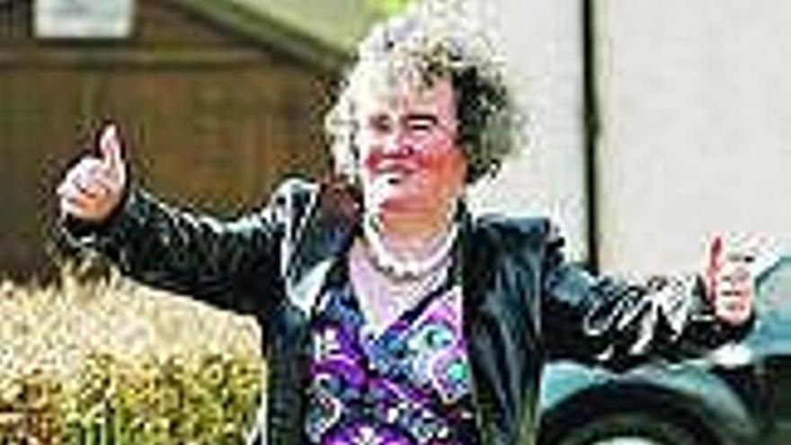 Susan Boyle presenta  su disco en programas  de TV en España