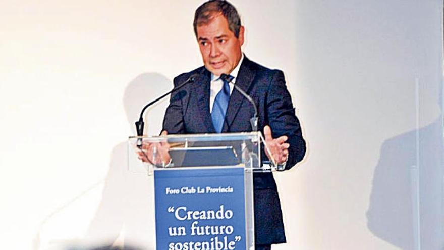 José Manuel Martín, ayer, durante su intervención en el foro.