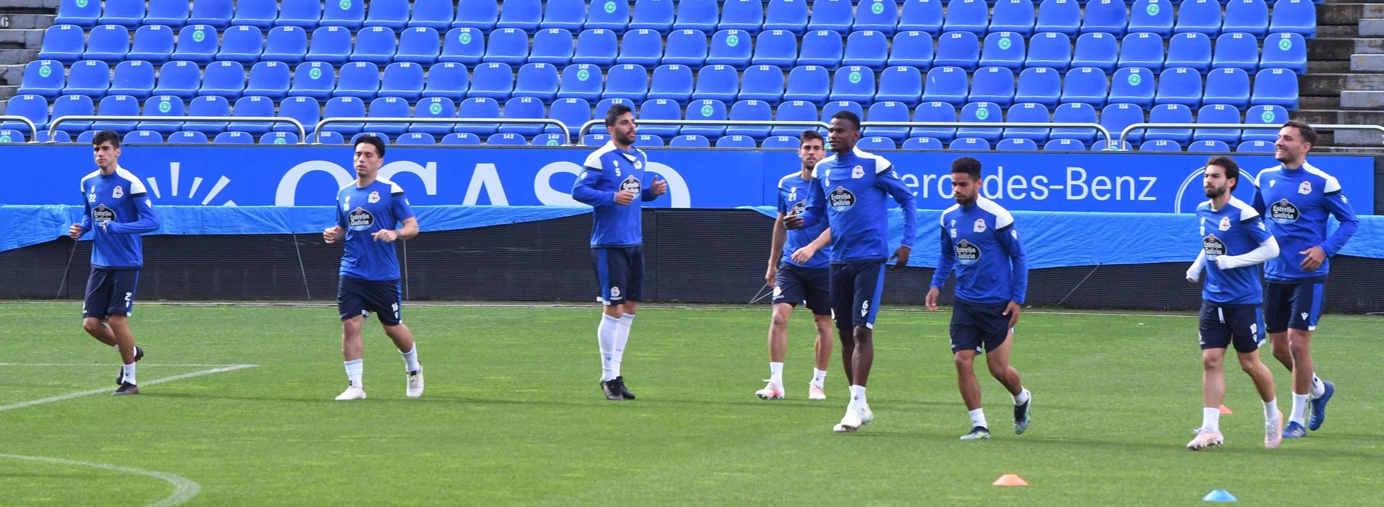 El Dépor prepara en Riazor el choque ante el Marino de Luanco