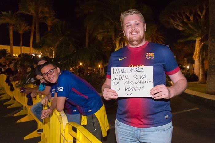 28-02-2018 LAS PALMAS DE GRAN CANARIA. Llegada del FC Barcelona al Hotel Santa Catalina. Fotógrafo: ANDRES CRUZ