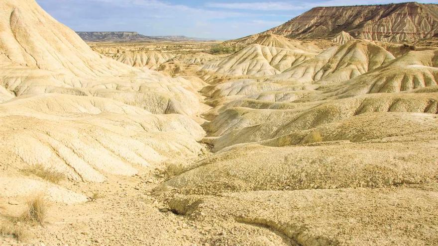 Las Bárdenas Reales, un paraje semidesértico del sureste de Navarra.