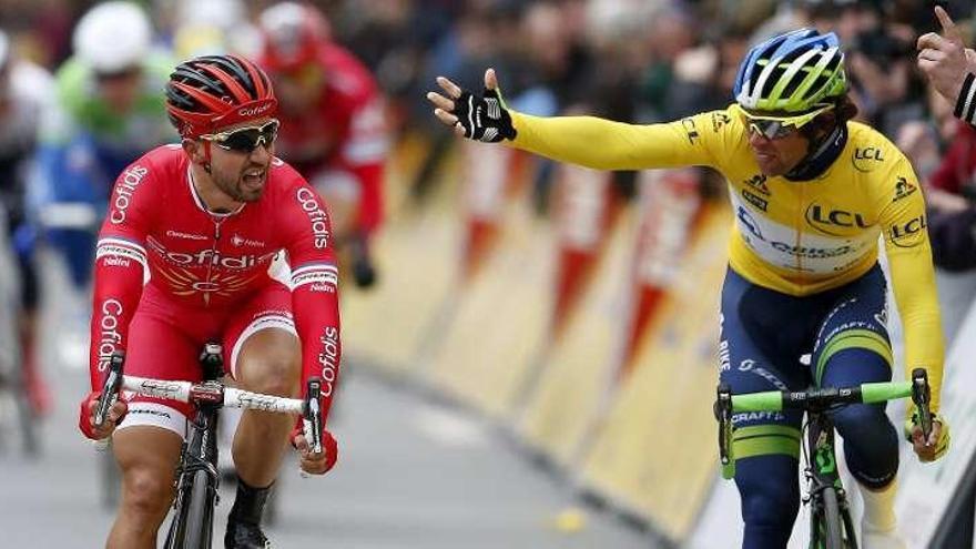 Matthews se queja de la actitud de Bouhanni.