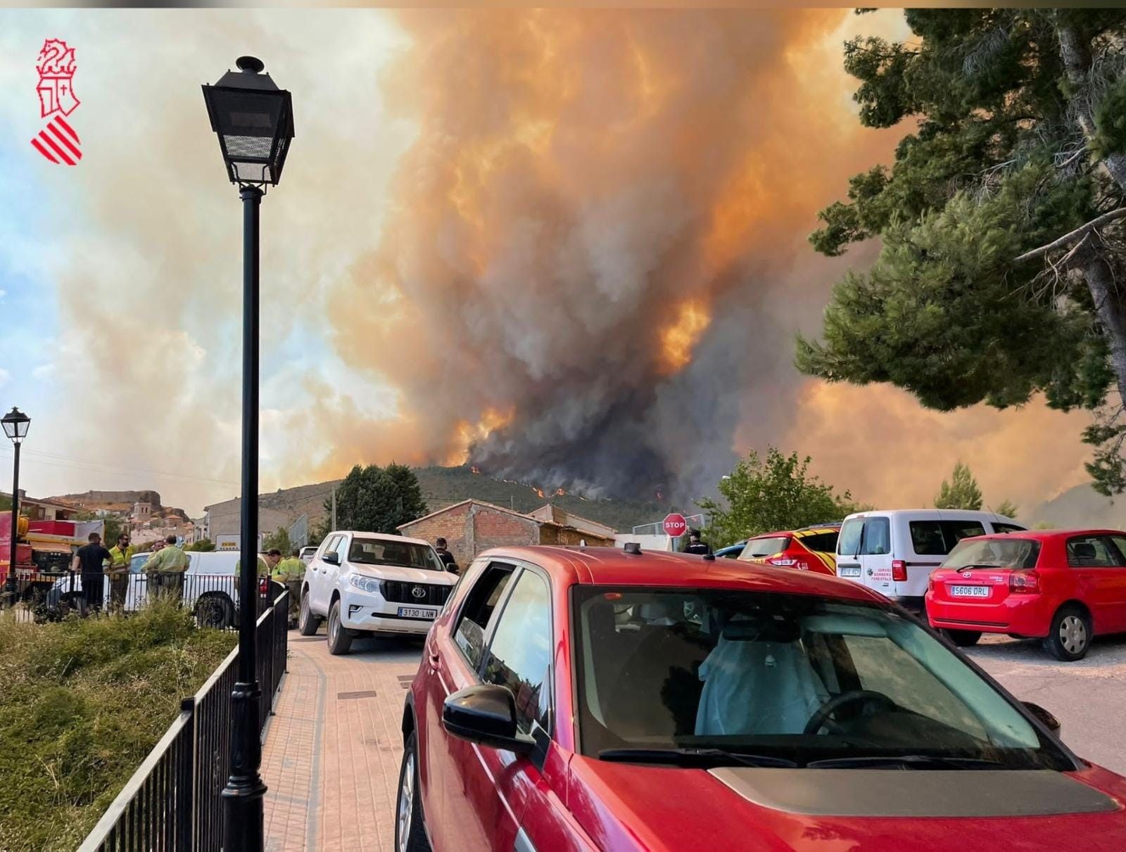 Desoladoras imágenes del incendio de Bejís