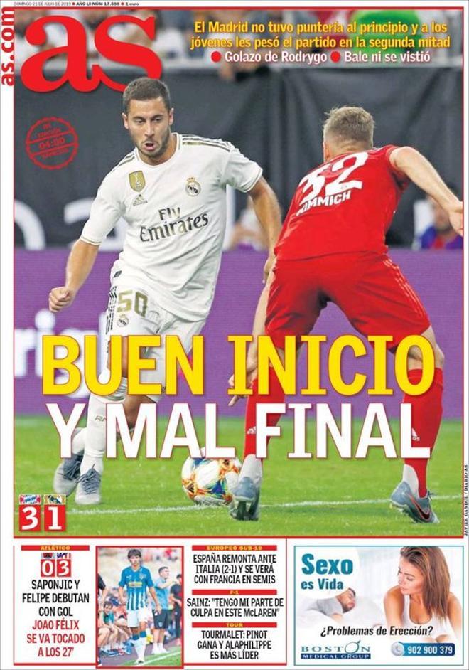 Portada de As del 21 de julio