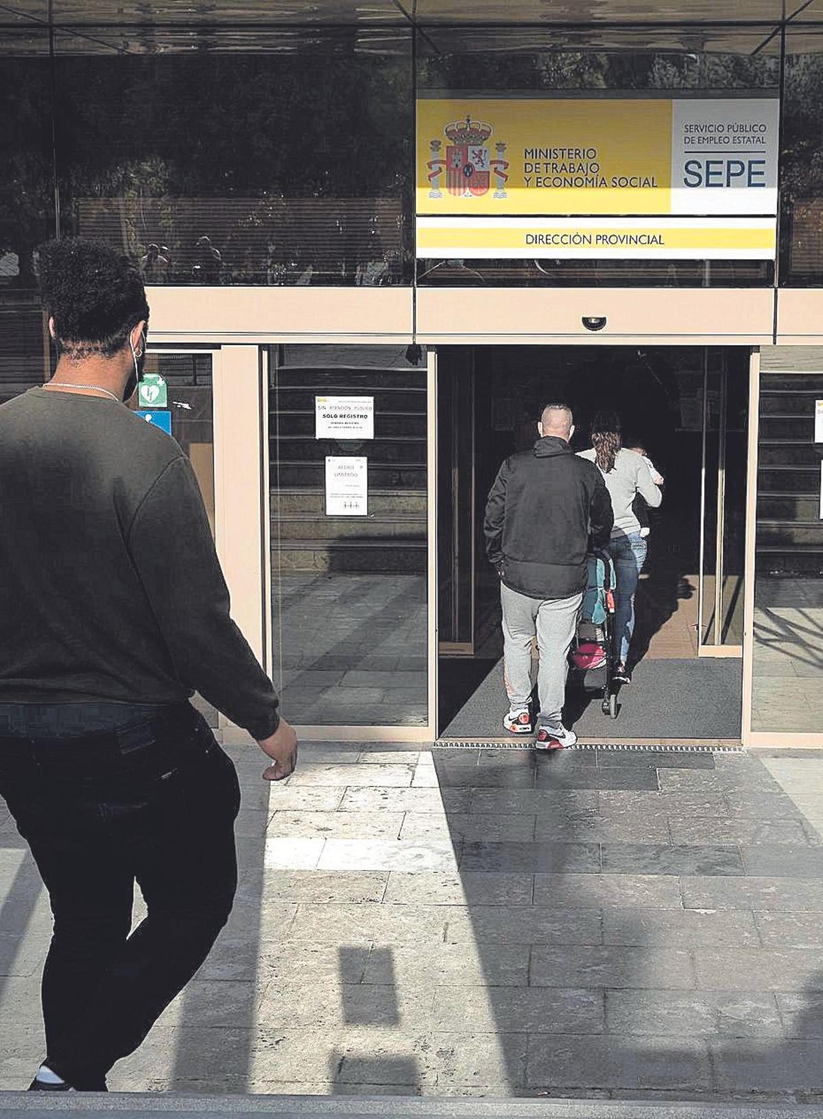 Una oficina del SEPE.