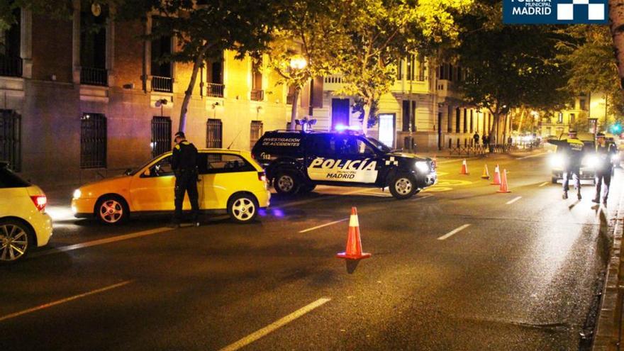 Detenido un conductor borracho que embistió a una patrulla de Policía en Alcorcón