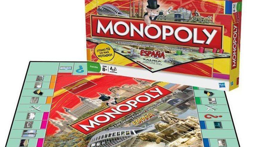 El juego de mesa Monopoly España.