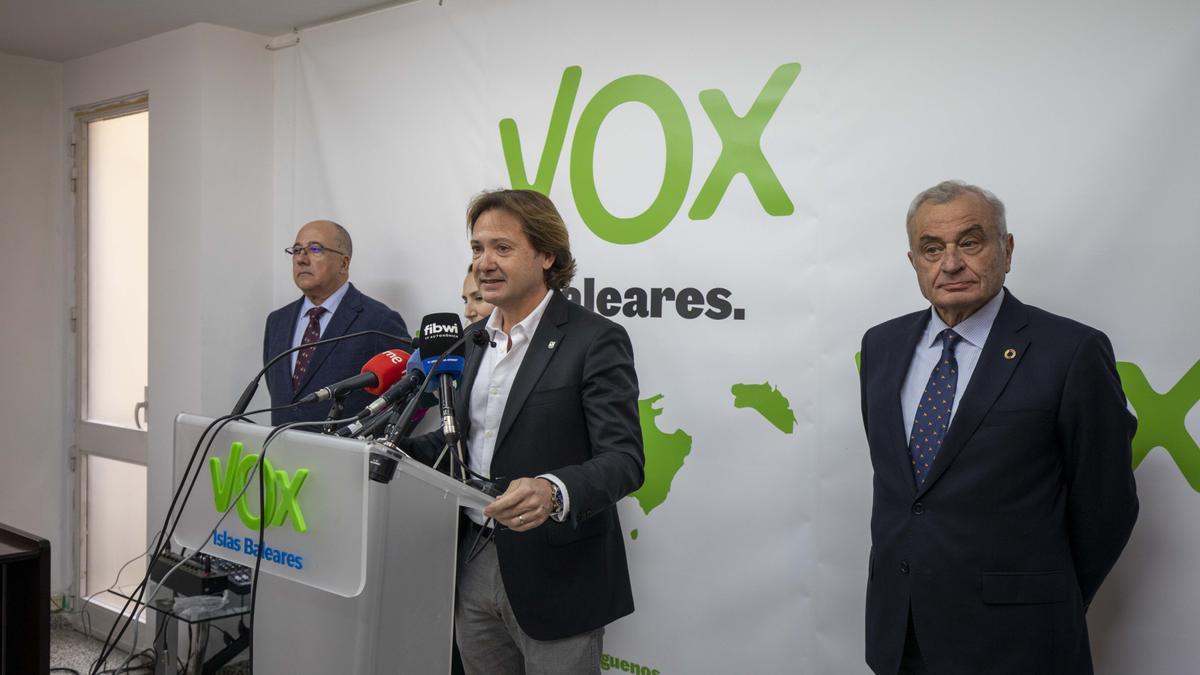 Rueda de prensa de Vox