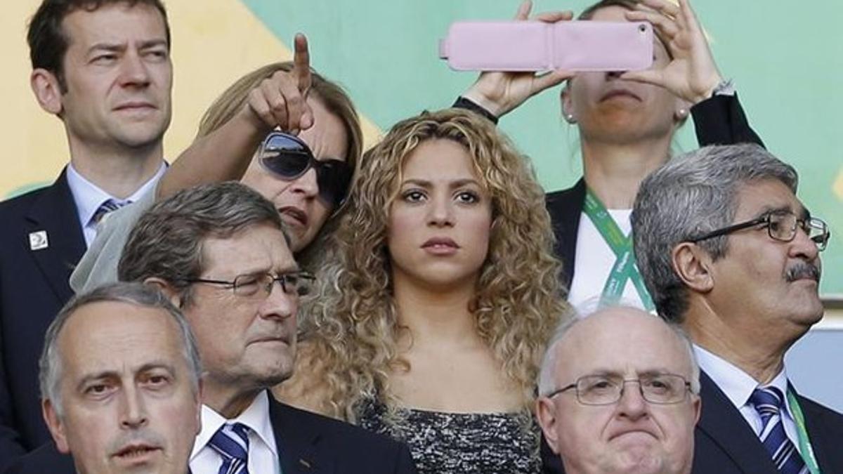 Shakira vibró con la victoria de España en la semifinal de la Copa Confederaciones