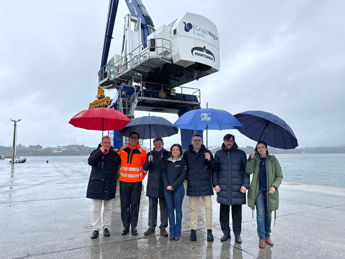 Visita al Puerto de Ribadeo y a las instalaciones del Grupo Nogar