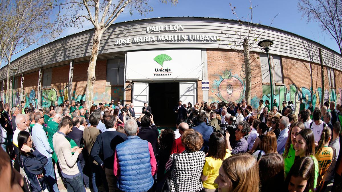 La inauguración del Pabellón José María Martín Urbano, en imágenes