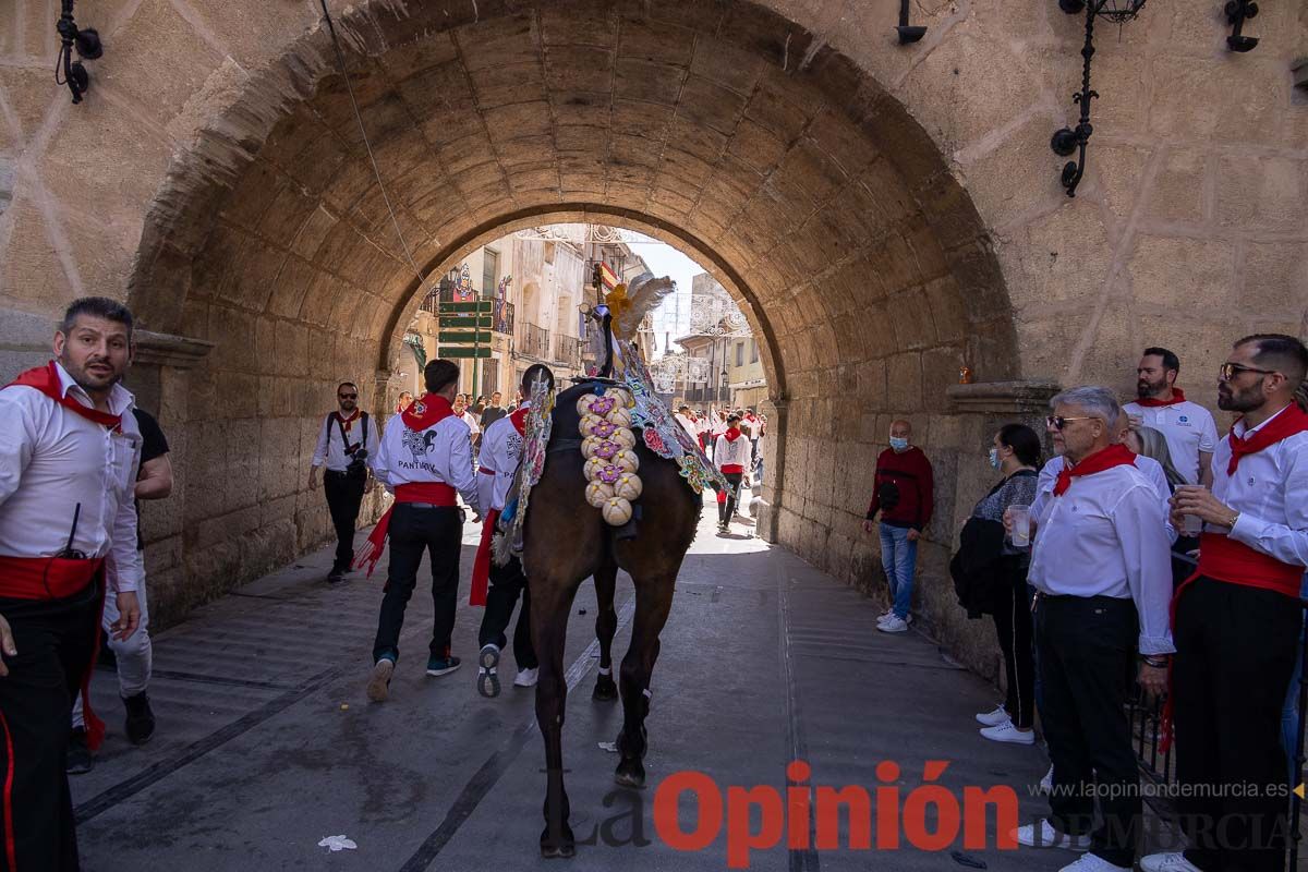 Recorrido Caballos del Vino día dos de mayo en Caravaca