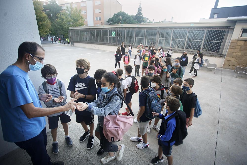 Inici del curs a l'institut Jaume Vicens Vives de Girona