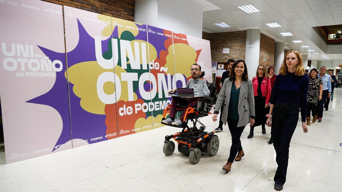 Pablo Echenique, Ione Belarra y Lilith Verstrynge