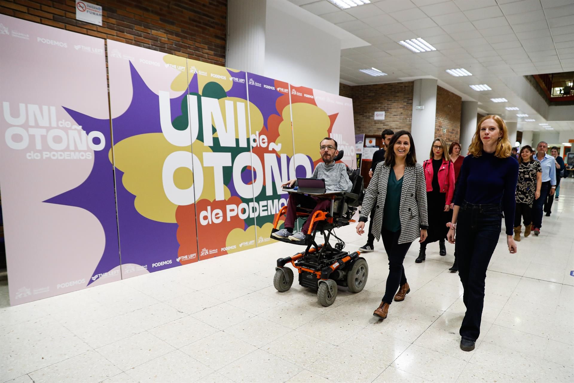 Pablo Echenique, Ione Belarra y Lilith Verstrynge