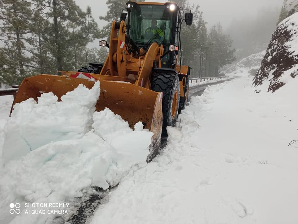 Las imágenes de la nevada en Tenerife