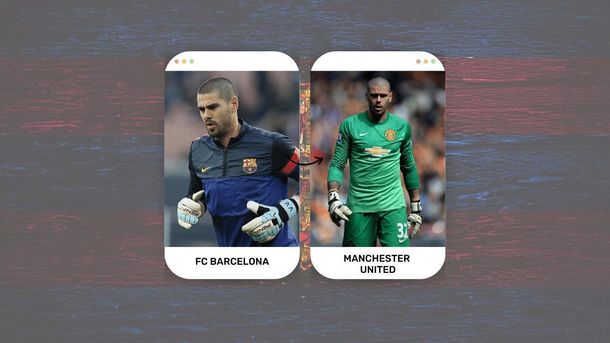 Víctor Valdés jugó en el United tras lograr todos los éxitos posibles en el Barça