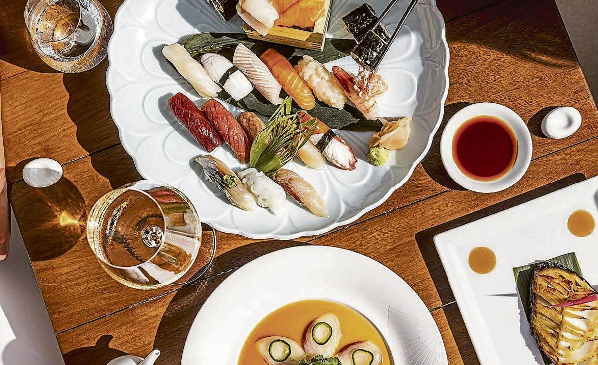 The menu keeps some of the restaurant’s great classics, including its sushi selection.