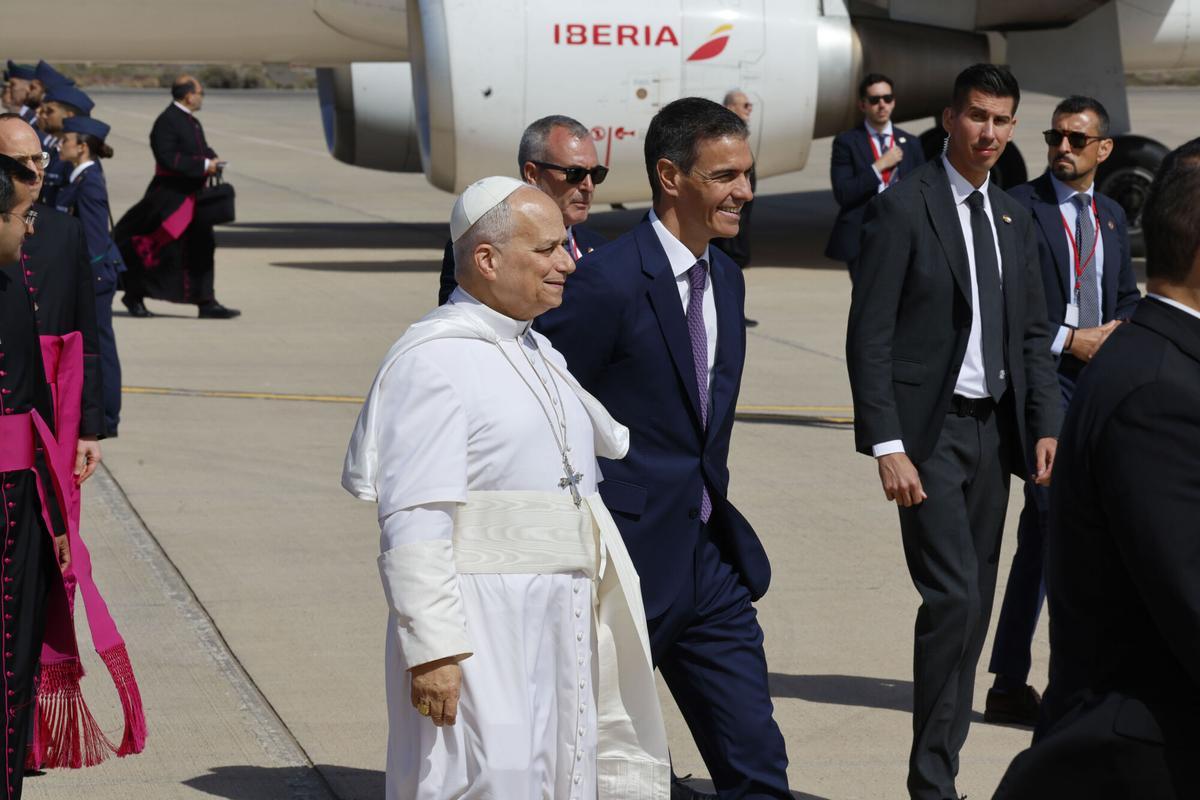 Llegada del papa León XIV a Gran Canaria