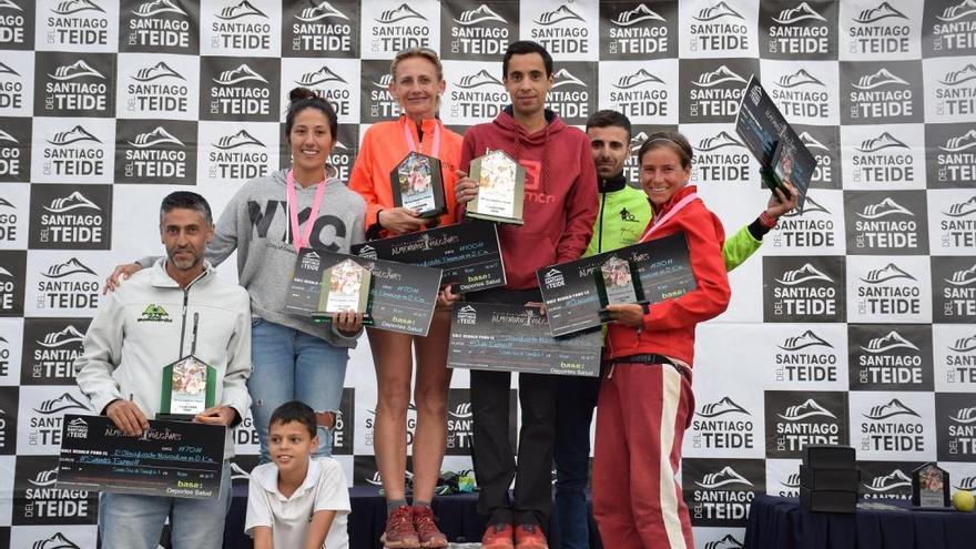 Cristofer Clemente y Zuzana Csajkova triunfadores de la VIII edición del Trail Run Almendros y Volcanes