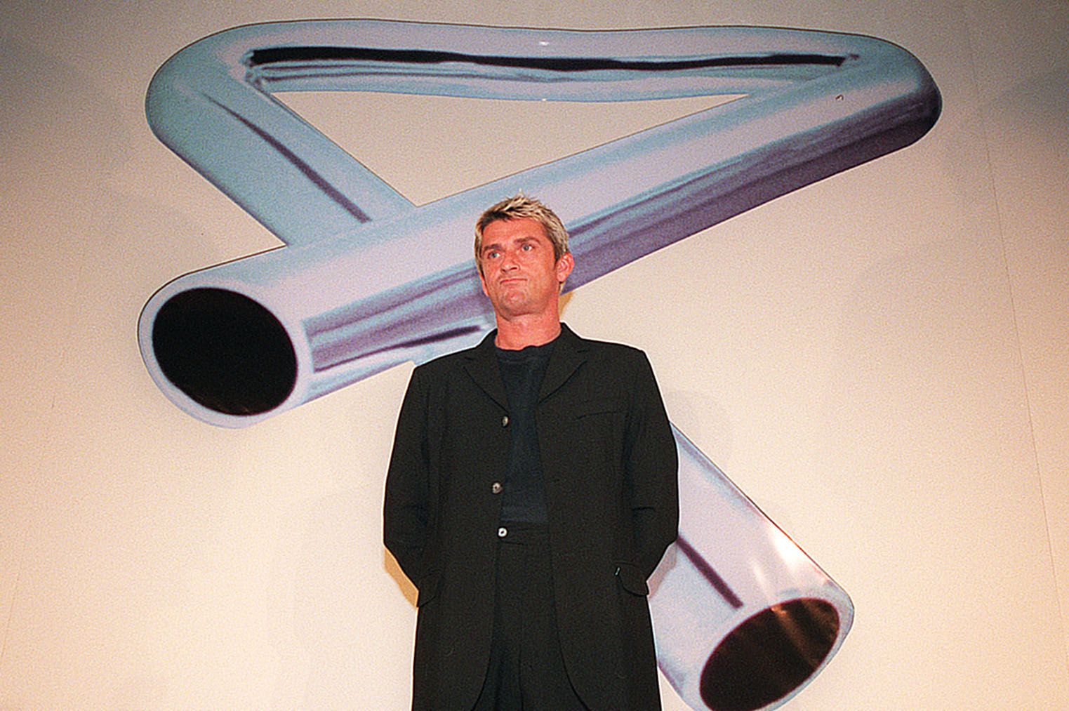 Mike Olfield, en Madrid en 1998, durante la presentación de 'Tubular Bells III'.